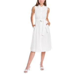 Womens Eyelet shirt dress